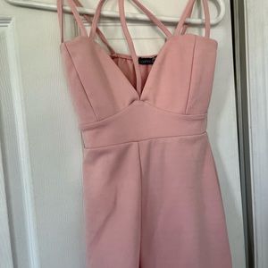 Baby Pink Boohoo Romper